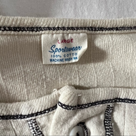 Vintage Coors Ribbed Henley - Picture 9 of 9